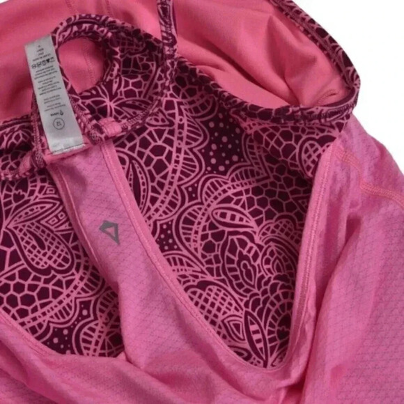 Ivivva Lululemon Double Dutch  Tank Top Pink Athletic Shelf Bra Size 12 - Picture 9 of 11